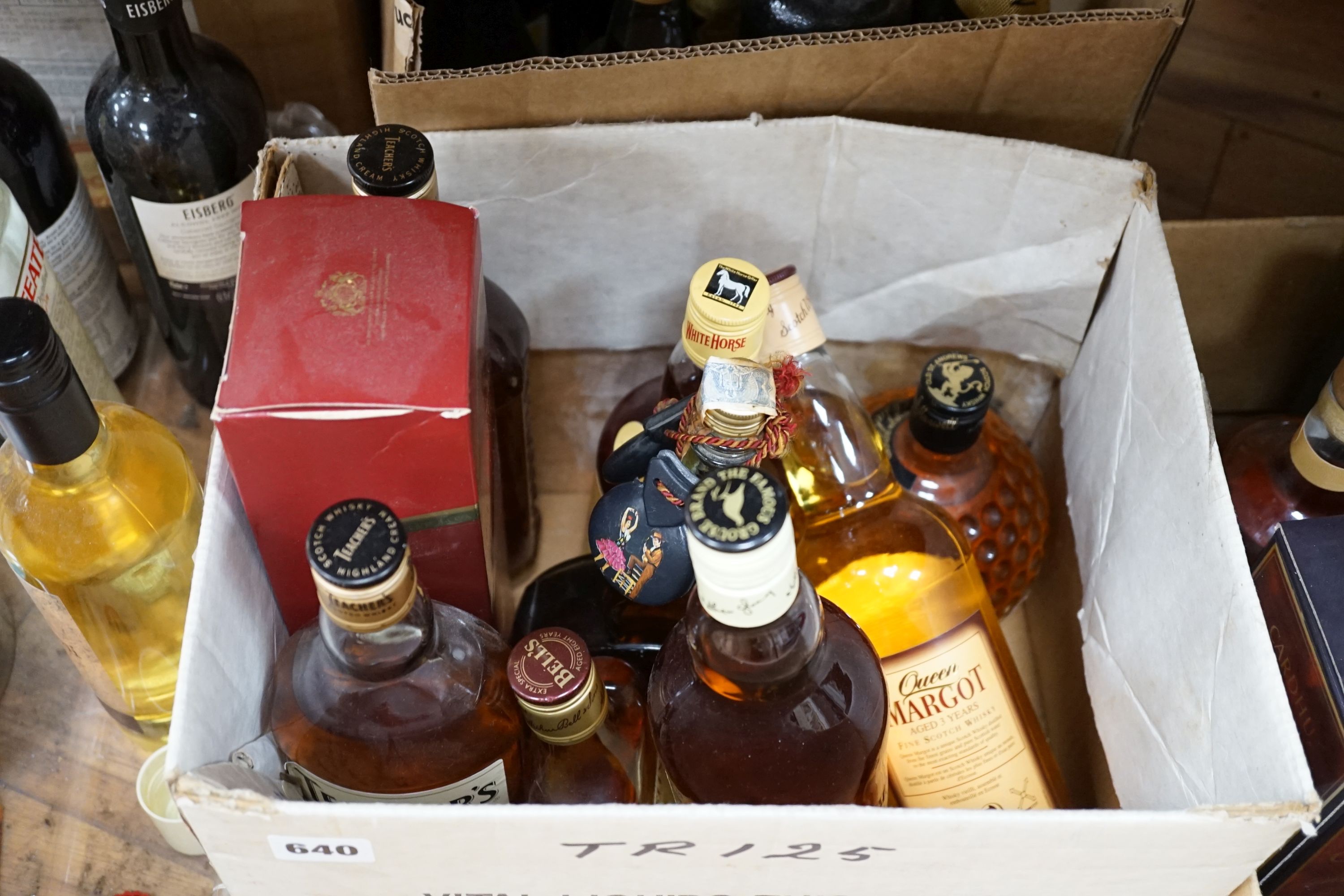 41 Assorted bottles of spirits, wine and liqueurs - 5 boxes